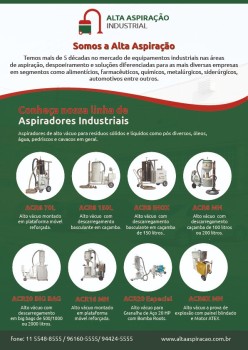 Equipamentos para Aspiração Industrial